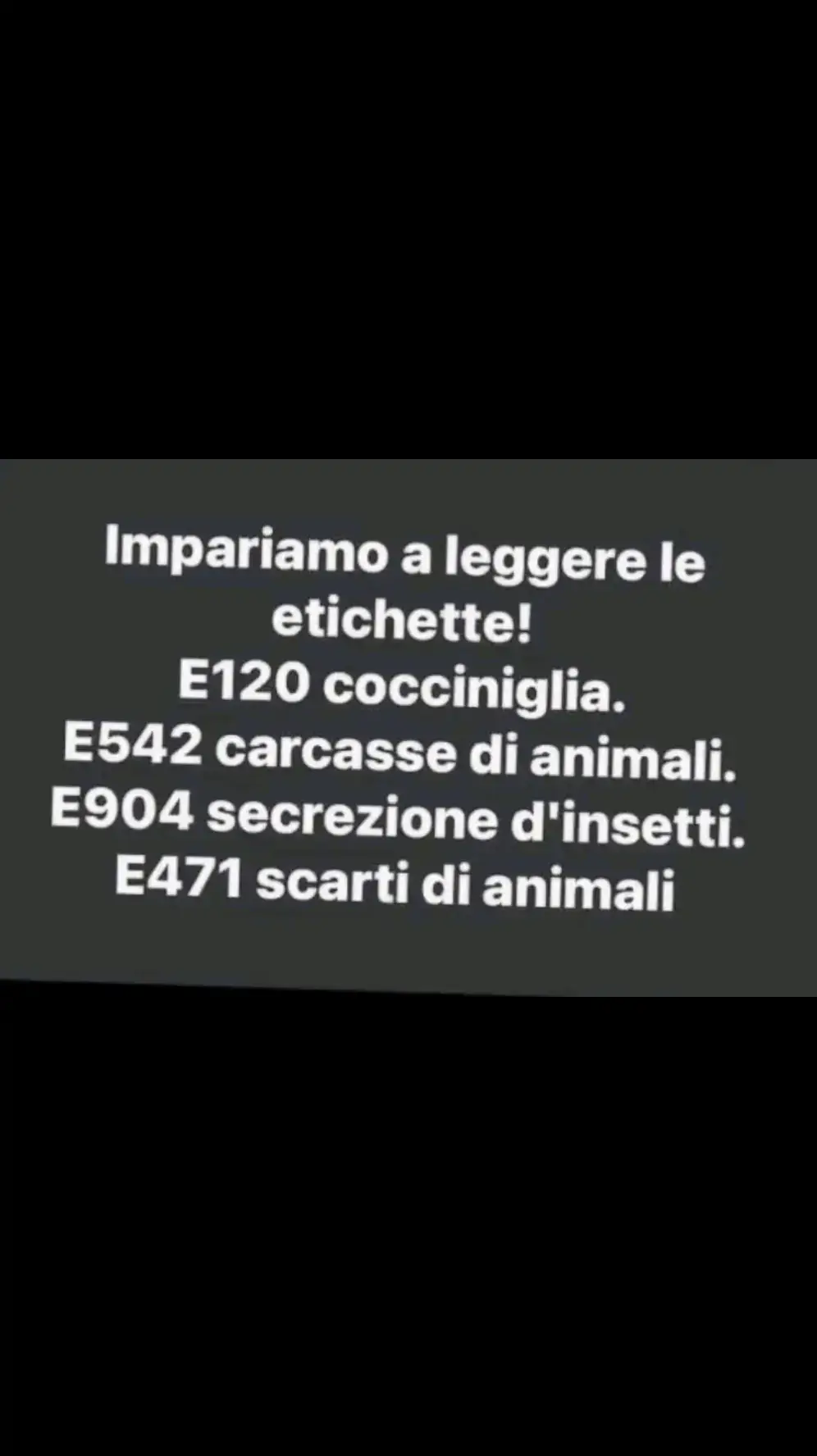 Leggete etichette io mi sono diplomata nel tradurre etichette e se trovate le frase in latino traducete, nascondono l'ingrediente in lingua latina, il loro motore di dottrina è l'ignoranza. 🙏🏼