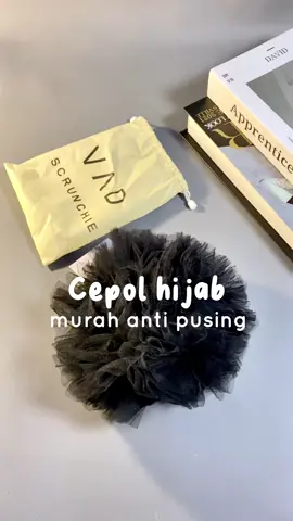 Biar ga pusing” mending pake ini🫶🏻 #cepolanhijab #cepolantipusing #scrunchie 