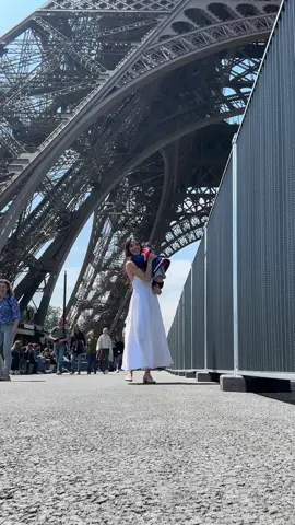 Our attempt at this trend… #paris #MomsofTikTok 