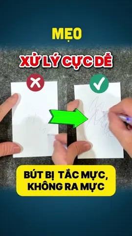 #mẹovặt 441 | Xử lý cây bút bị tắc mực viết đứt khúc không ra mực | Dealing with clogged ink pens #butbi #but #butkhongramuc #buttacmuc - [ ] #tips #DIY #lifehacks #meovat #meohay #meovatcuocsong #huongdan #cachlam #meo