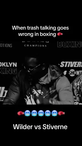 When trash talking goes wrong in boxing 🥊 wilder vs stiverne #wilder #stiverne #boxing #canelo #boxeo #fyp #foryou #foryoupage #viral #tiltok #edit #boxingedit #parati 