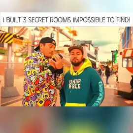 I built 3 secret rooms impossible to find ! #fyp #challenge #amazing #foryou 