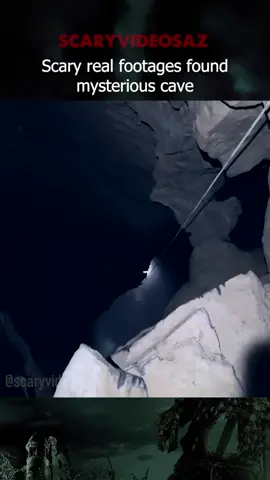 What's your guess for the depth of this cave? #scaryvideosaz