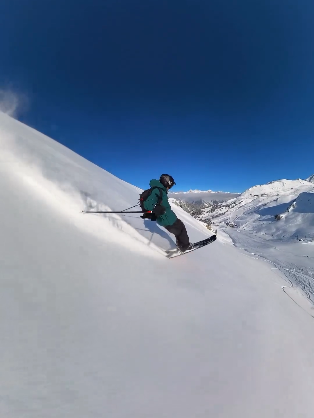 Butter smooth 🧈 (TT🎥: @confettyboy) #Unreel #Extreme #Freestyle #Wheelie #Skiing