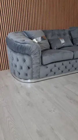 Ambassador Grey & Chrome Corner Sofa / Now On Sale #tiktok #shop #sale #now #on #viral #foryou #pageforyou #page #fypシ #fyp 