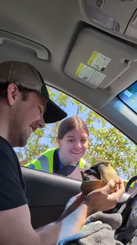 Showing off Croissant. Reactions like this make my day.  #armadillo #react #reaction