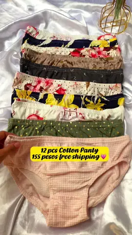 12 pcs panty na sobrang ganda ng quality!! #fypage #12pcsassortedpanty #freeshipping #strechableunderwear #12pcspantyforwome  #pantyforwormen #12pcspanty 