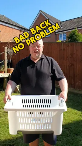 You suffer with a bad back then you need this washing basket with legs. This will save you bending right down to pick your washing up, saving your back pain. #tiktokwashingbasket#sunnydayslaundry #tiktokshop#washingbasketwithlegs #saveyourback#tiktokfinds 