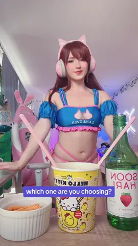 hot chip, ramen, or soju?! #dva #overwatch 