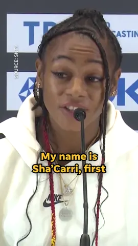 I probably rewatch the first couple seconds over and over.  #shacarri #shacarririchardson #teamusa #trackandfield #olympics #olympics2024 #parisolympics2024 #parisolympics #roadtoparis2024 