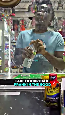 FAKE COCKROACH IN HOOD PRANK 😂 | #fyp #viral #funny #fypツ #xyzbca 