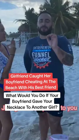 Girlfriend Caught Her Boyfriend Cheating At The Beach With His Best Friend