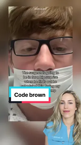 A surprise for the surgeon?!  #codebrown #doctor #doctorreacts #doctorsoftiktok #learnsomethingnew #medical #surgery #medicalvideos #doctors #podiatry #podiatrist #footsurgeon #surgeon #surgeons #nurse #nurses #healthcare #scrublife #medicalhumor #scrubslife #podiatric #medicine #greenscreenvideo 
