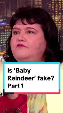 Is the entire ‘Baby Reindeer’ show fictional? Fiona Harvey, the real-life Martha, says it is… 😗 (Part 1) #babyreindeer #piersmorgan #tv 