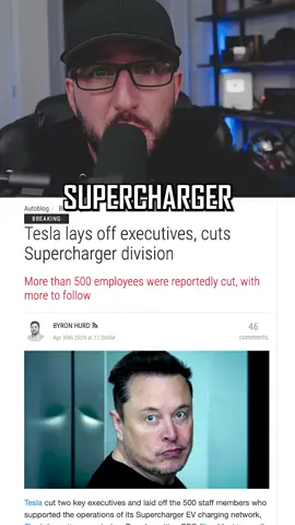 Elon Fired His Supercharger Team! | #teslatok #tesla #teslamodel3 #cartiktok @Autoblog 