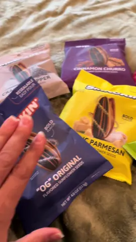 Eating seeds is a pastime activity. You can eat seeds anywhere. These seeds are absolutely amazing. The smack and flavors include OG original, cracked pepper, garlic Parmesan, cinnamon, churro, backyard, barbecue, and dill pickle. You should get yourself a variety pack and try these today.  I love sunflower seeds. ##sunflowerseeds##smackin##smackingandchewing##flavoredsunflowerseeds@@SMACKIN’ Sunflower Seeds@@SMACKIN Seeds@@SMACKIN’ Sunflower Seeds