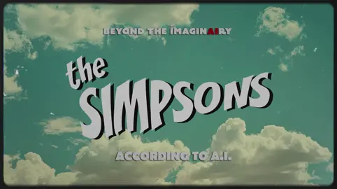 The Simpsons in the 1950’s… According to A.I. #simpsons #thesimpsons #1950s 