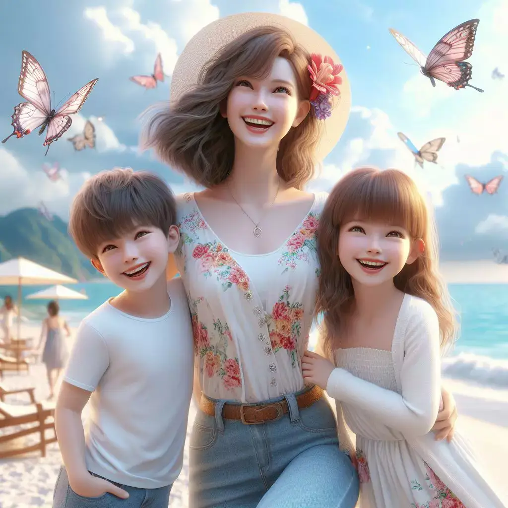 VERSI SINGGLE MOM 1 ANAK CEWE 1 ANAK COWO NON HIJAB #singglemom #sharla_ala #fyp #bingimagecreator #kartun3dviral tonton juga viti berikut ini ya @Sharla_ala 