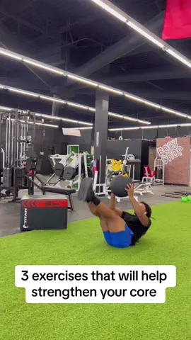 3 exercises that will help increase your core strength try these 💪🏾✅ Tag / Share / Save  Perform each workout 4 rounds of 30 secs  #corestability #coretraining #coreworkouts #medicineballworkout 