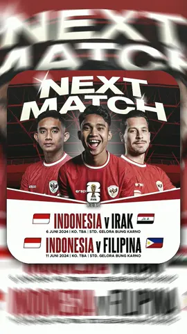 sapu bersih bulan juni king 🦅🇮🇩 Kualifikasi Piala Dunia 🇮🇩 Indonesia vs Irak 🇮🇶, 6 Juni 🇮🇩 Indonesia vs Filipina 🇵🇭,11 Juni #timnasday #matchday #4u #fyp #foryoupage #timnasindonesia🇮🇩 #timnasindonesia #qualifersworldcup #storybola #zikktimnas 
