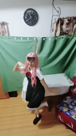 My take on Chika dance!!! 💗 (not a dancer 😭) #chikadance #chika #chikacosplay #chikafujiwaracosplay #chikafujiwara #loveiswar #kaguyasamaloveiswar #kaguyasama #cosplay #anime #cosplayph #fyp #foryou 