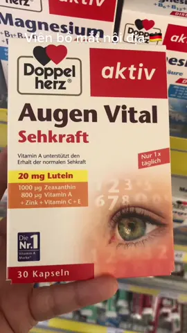#thuốc #thinhhanhxuhuong Viên Uống Bổ Mắt Doppelherz Augen Vital SEHKRAFT 30 Viên