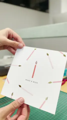 Come with us to mock up a card! 💌 #fyp #cards #mockup #bts #asmr #howitsmade