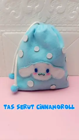 Tas Serut Cinnamoroll #fypシ゚viral #craft #kerajinantangan #tasserut #DIY #flanel