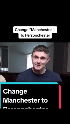 change Manchester to Personchester #Manchester #woke #fyp 