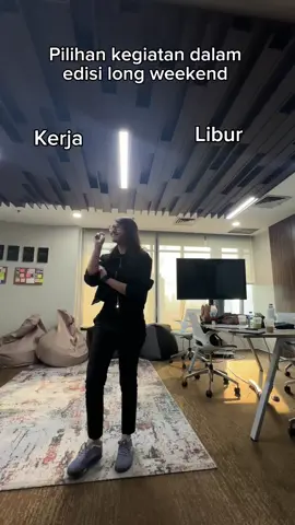Mana suaranya #TimKerja di long weekend hari ini???👀🤣 @Tsamara Amany #TsamaraAmany #Stafsus #KBUMN #BUMN #Fun #LongWeekend #Tren #Work #Fyp 