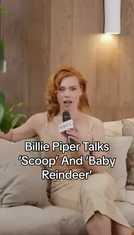 We caught up with #BilliePiper at the #BritishVogue X #Netflix party.