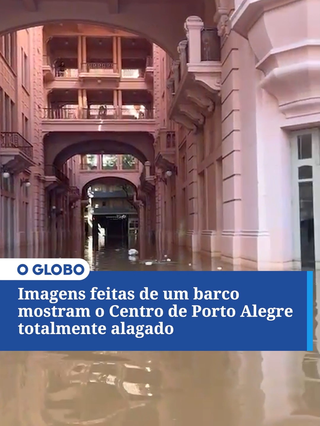 Tragédia no Rio Grande do Sul: repórteres do GLOBO relatam desolação do Centro de Porto Alegre vista de um barco de resgate. Equipe realizou um trajeto que atravessa endereços históricos da cidade submersa.  Leia mais no link acima #JornalOGlobo #RioGrandeDoSul #portoalegre #ChuvaRS