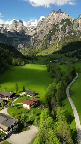 Snow on the top but already green below. The Alps in May ❤️🇦🇹🏔️ #drone #dronephotography #dronevideo #dronelife #dji #alp #salzburg #austria #österreich #alpen #alpenliebe #eiskogel #werfenweng #bergliebe
