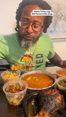 You gotta give these folks a try especially if you like soul food and turkey legs because they got you covered #fyp#fy#turkeyleg#therealfoodstalker#atlantafoodblogger#atlantafoodie#atlantainfluencer 