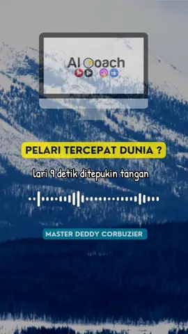 pelari tercepat dunia ? contoh orang yang dedikasi tinggi, goals yang luar biasa dan tidak terpengaruh oleh orang lain 