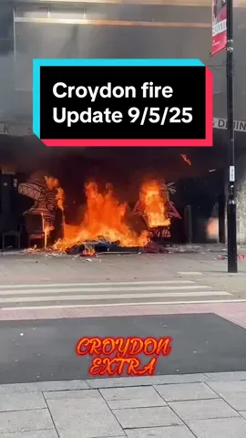 An update to my previous story about the fire on #croydon high street. At 5pm on 9/5/24 shoppers were shocked when they heard a loud explosion followed by black smoke! #croydonextra #londonnews #uk #uknews  