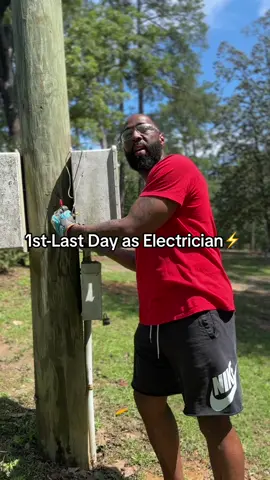 Replying to @Big〽️ike 1st-Last Day As a Electrician ⚡️