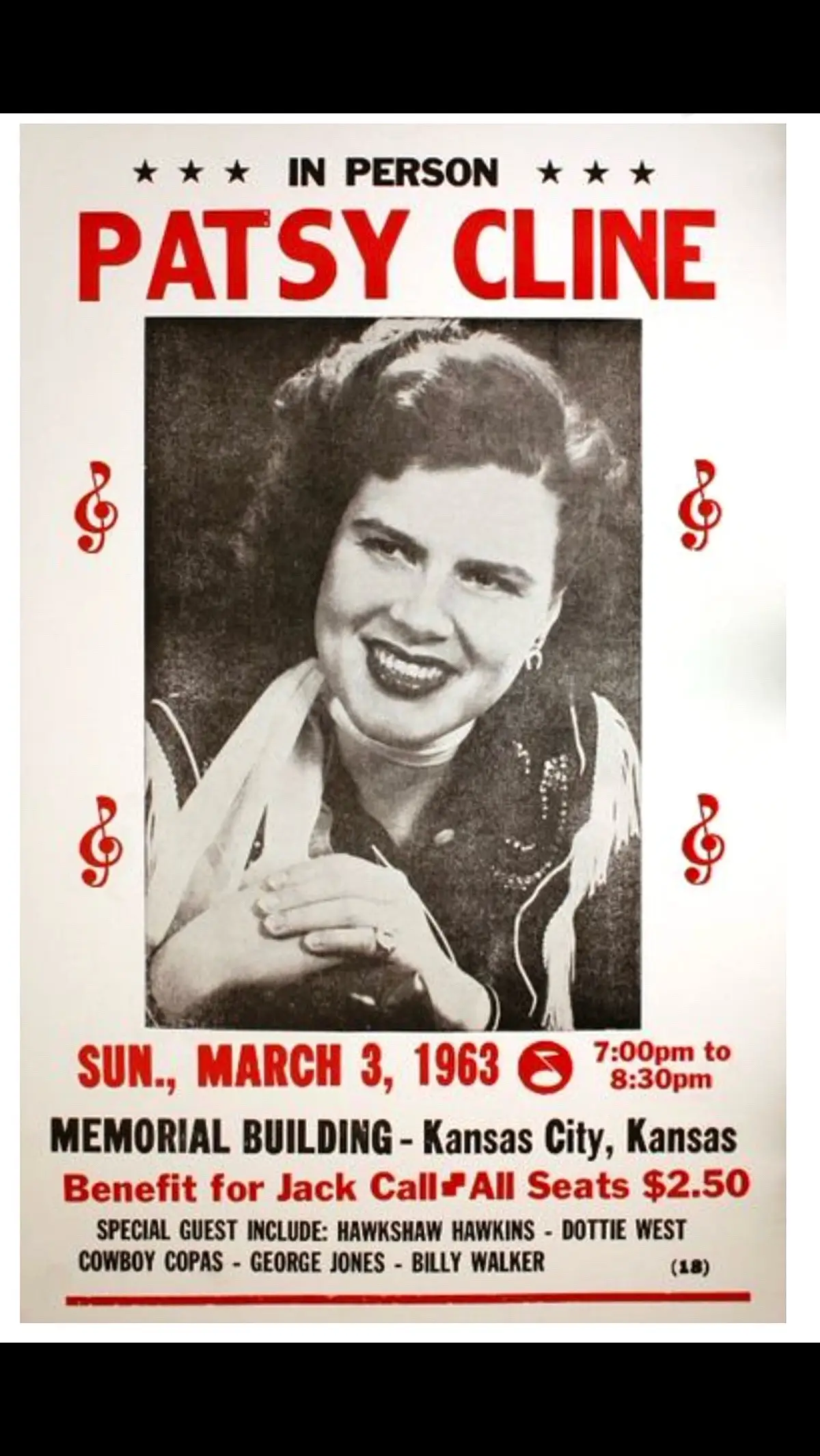 Country singer Patsy Cline, 30, and three others died in a crash of a Piper Comanche on March 5, 1963. Cline was on her way back to her home in Nashville, Tennessee, after performing in Kansas City, Kansas. The pilot was her manager, Ramsey “Randy” Dorris Hughes. Bad weather had been making the trip difficult and forced several stops along the way. After taking off from Dyersburg, Tennessee, into rain, clouds and darkening skies, the airplane crashed to earth in the countryside about 75 miles west of Nashville. Cline, Hughes and musicians Harold Franklin “Hankshaw” Hawkins and Llody Estel “Cowboy” Copas were all killed. The accident investigators blamed pilot error. #patsycline 