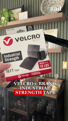 Link in bio - find these under my “Shop Today’s Video” idea list! #ad Having this roll of @velcrobrand Industrial Strength Tape on hand at home has been so convenient. I find myself pulling it out for so many little fixes around the house! There’s over 1000 uses - what would you use it for? #EasyDoesIt #VELCROBrand #amazonfinds #amazonhome #amazonfavorites #homeorganization #homeorganizationhacks #homehacks 