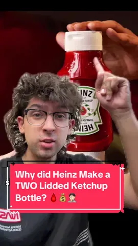 Heinz made a Ketchup Bottle with 2 Lids… why?? 🍅💰🤦🏻 #ketchup #marketing #business #finance #socialmedia 