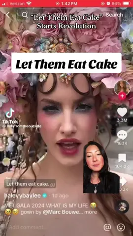 Video clip @🔸💛 Rae 💛🔸 #haleyybaylee #letthemeatcake #marieantoinette #frenchrevolution #metgala #gardenoftime #blockparty2024 