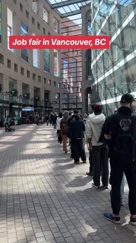 Is there anybody who visited job fair in Vancouver today? How was it? Video date may 10, at 1-10 pm #jobfair #jobfairvancouver #vancouverpubliclibrary #vancouverbc 