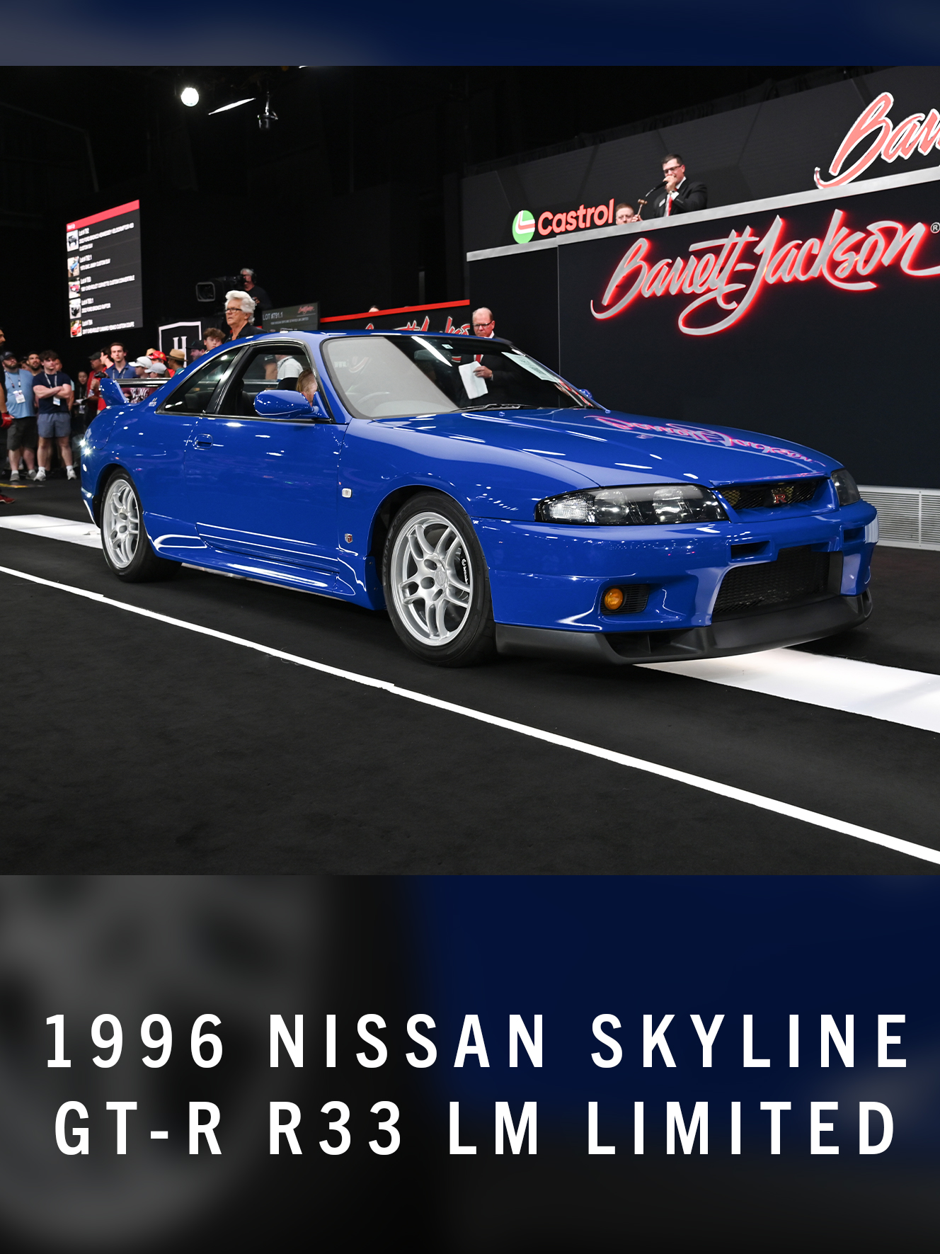 Godzilla was on the 2024 #PalmBeach Auction block! Watch the video below to see how much this 1996 @nissan #Skyline #GTR #R33 LM Limited sold for! #Nissan