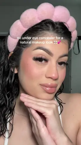 no concealer under the eye makes the look so much more weightless and natural! ☺️ perfect for the summer 🤍🫶🏼 #makeup #grwm #naturalmakeup #fyp #foryoupage  @Dior concealer (1W)  @Maybelline NY skin tint (120)  @Juvia’s Place liquid blush (rosey posey) @makeupbymario contour stick (light)  @Huda Beauty setting powder (peach pie)  @Patrick Ta Beauty blush duo (shes a doll)  @ONE SIZE BEAUTY bronzer trio (medium dark)  @Rare Beauty lip liner (talented)  @Fenty Beauty lip gloss bomb heat (lemon lava) 