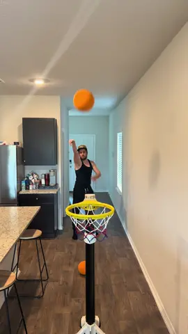 Who needs a backboard anyway? @BRAVE SUN #basketball #ballislife #bball #sports #hoop #minihoop #swish #swoosh #foryou #fyp 