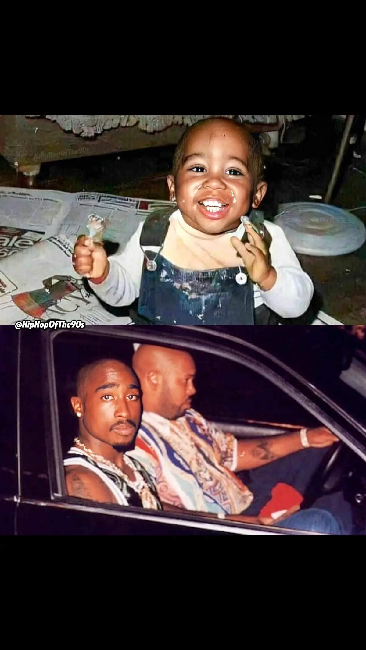 2Pac's First and Last photo 🙏🏽🕊️ Upper 📸 Via: Unknown (DM us for credit/removal) Bottom 📸 Via: Leonard Jefferson | IG/oneminutebefore #rap #hiphop #2pac #tupac #tupacshakur #2pacshakur #music #hiphopmusic #rapmusic #90shiphop #90s #90skids #90sthrowback #90smusic #legend #oldschool #oldschoolhiphop #raptok #hiphopculture #hiphopofthe90s 