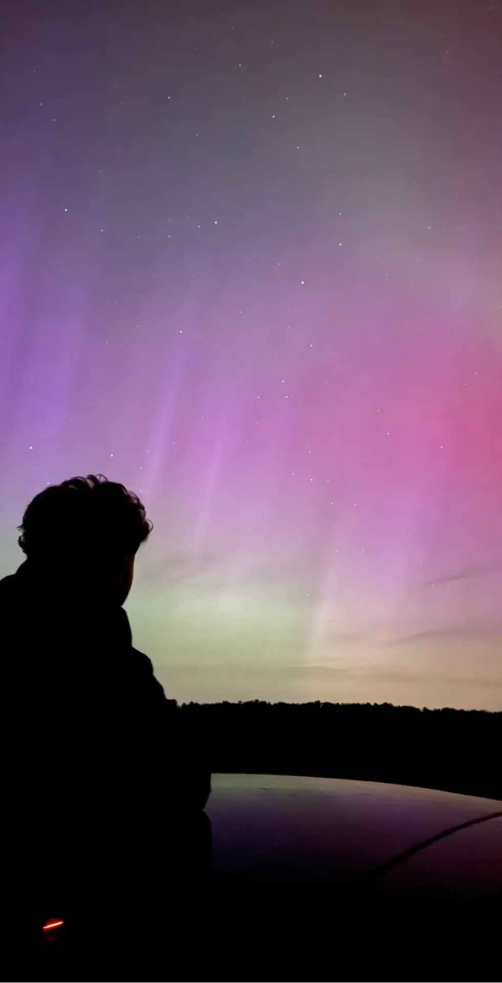 most beautiful moment of my life bro. #fyp #polarlights #nothernlights 