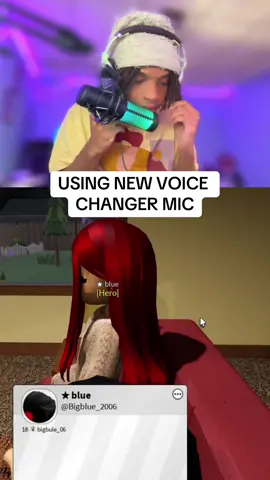 The New Voice Changer Mic #roblox #robloxfyp #robloxedit #fyp #viral 