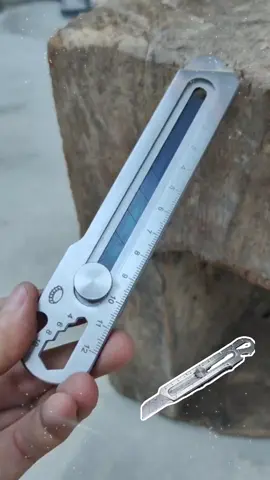 6 in 1 Stainless Steel 18mm Spec Multifunctional Utility Knife Retractable Cutter Blade Paper Cutter Bottle Tin Opener Screw Ruler#6in1kniferectractableboxcutter #tiktokshop #tiktokaaffiliate #tiktokph #tiktokfinds #TikTokFashion #LearnItOnTikTok