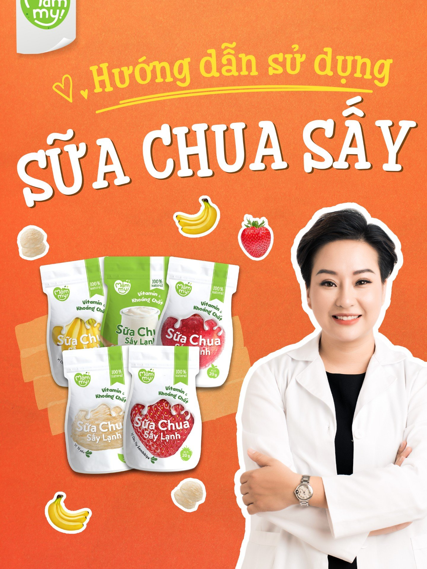 Sữa chua sấy lạnh nhà Mămmy - bé thích mê #suachuasaylanh #mammy #andambonao